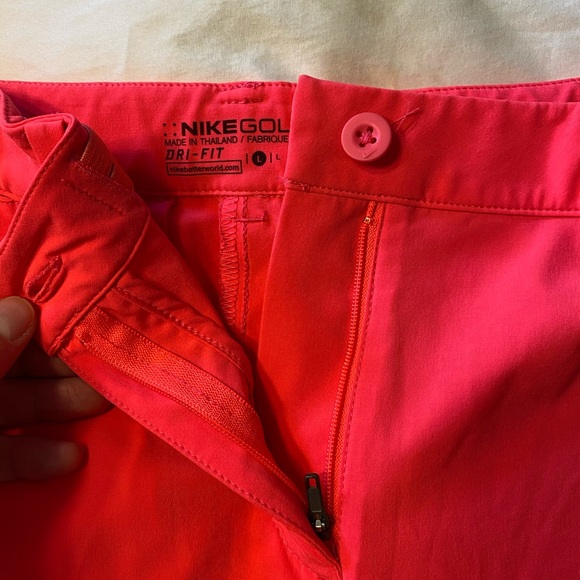 Women’s Nike Golf Dri-Fit Shorts Hot Pink Sz L - Picture 4 of 10